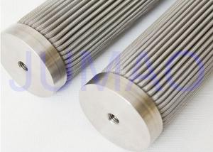 China Filtration System Pleated Filter Element High Dirt Holding Capacity wholesale