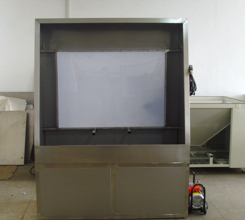 Manual Screen Washout Booth with Backlight