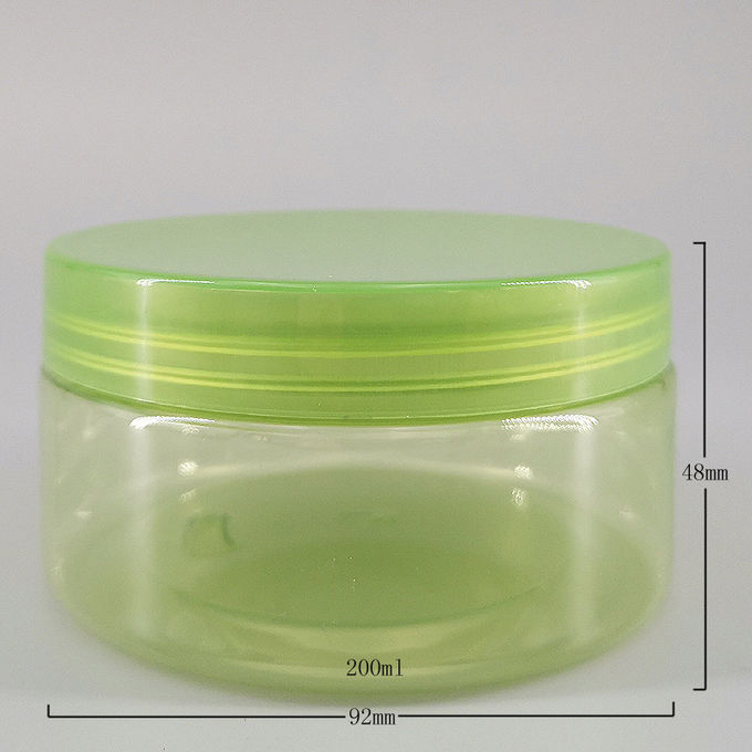 Skin Care Cream packaging 48mm 200ml Biodegradable Plastic Jars