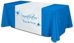 Display Custom Printed Table Covers , Fabric Promotional Table Covers