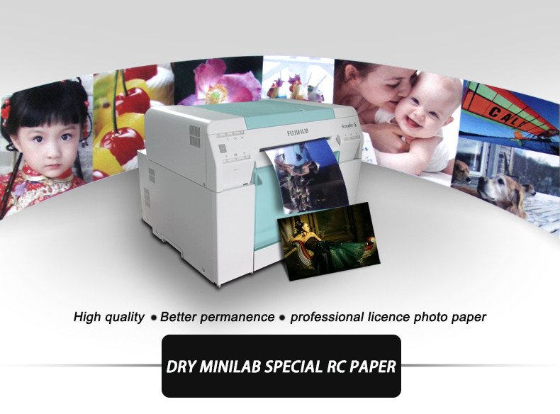 8" High Definition Minilab Photo Paper For FujiFilm Frontier 0.152*65m