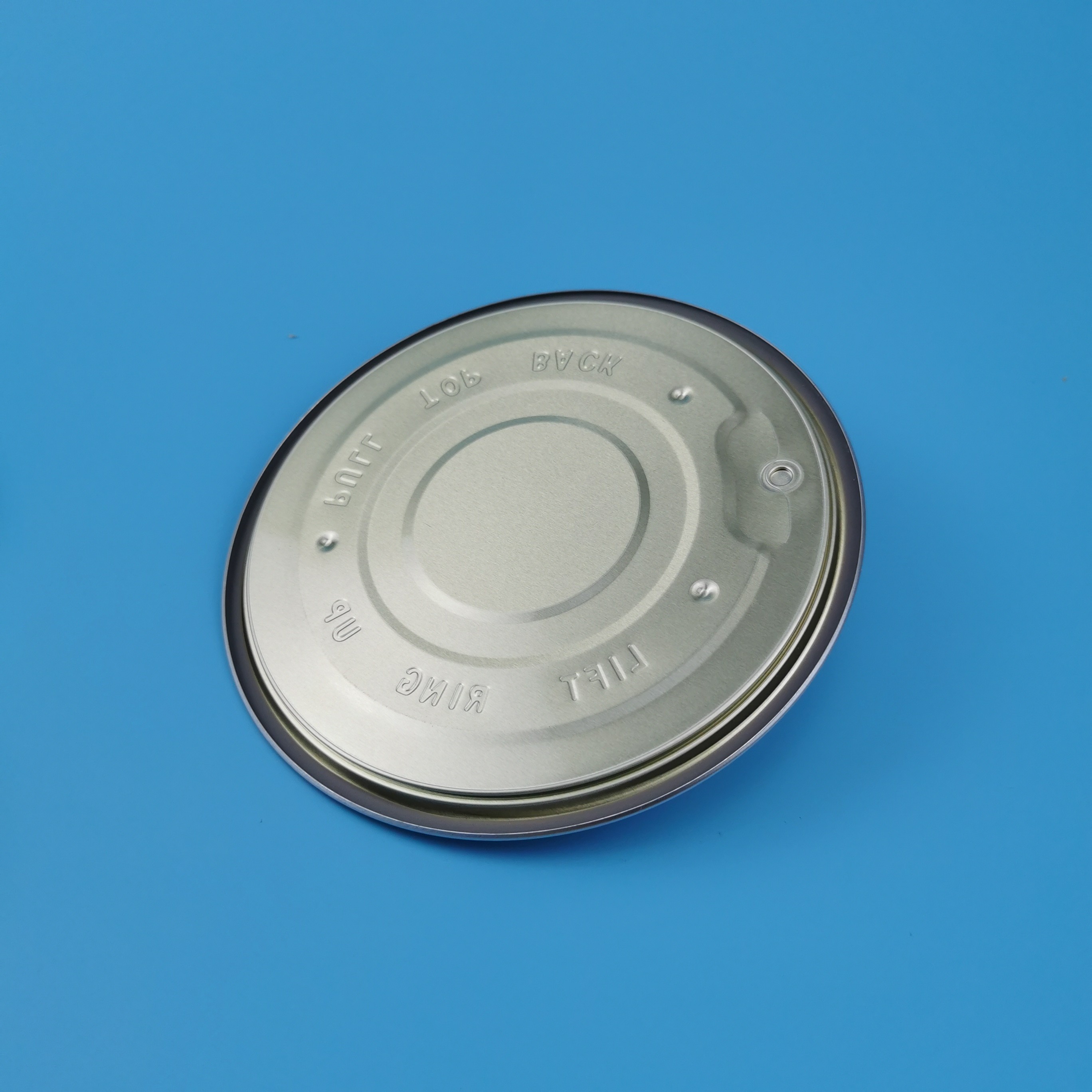 126mm 0.23mm Thickness Alu EOE Airtight Easy Open Can Lids