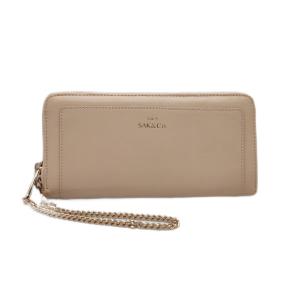 China Women Real Leather Purse With Chain Wristlet Long Wallet WA01 wholesale