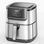 OEM 6L 8L Stainless Steel Digital Air Fryer 1800W