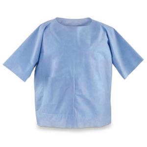 China SMS One Time Medical Scrub Suits , Disposable Medical Workwear Short Sleeves wholesale