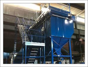 China Cement Plant Industrial 8930m3/H Reverse Air Baghouse wholesale