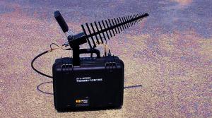 China Multiple Working Bands Waterproof Directional Drone Jammer 41X32X17cm wholesale