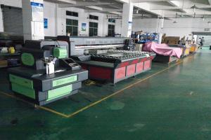 China Piezoelectric Ink-jet Large UV Flatbed Printers 2500X1300mm CMYK+W/CMYK wholesale