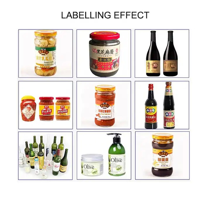 Hand Pressed Round Bottle Labeling Machine Semi Automatic 220V