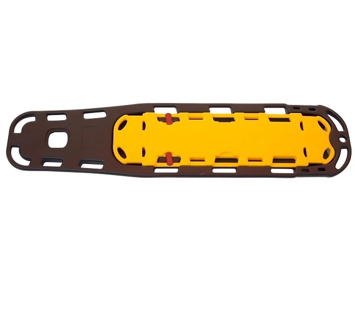 Yellow Orange PE Spine Board For Swimming Pools And Seacoast Rescue