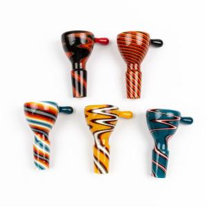 China Stock Supply 18mm Male Bowl Glass Slide For Smoking Bong Water Pipe wholesale