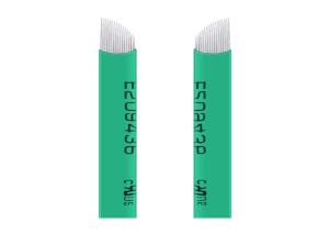 China 0.18mm 14 Pin Single Package Disposable Permanent Makeup Tattoo Needles wholesale