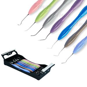 China Dental Composite Resin Filling Instrument 7 Pieces Stainless Steel Material wholesale