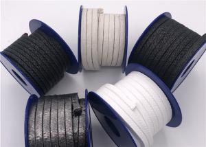 China Valve Seal PTFE Injection Ptfe Rope Packing / Ptfe Braided Packing White Color wholesale