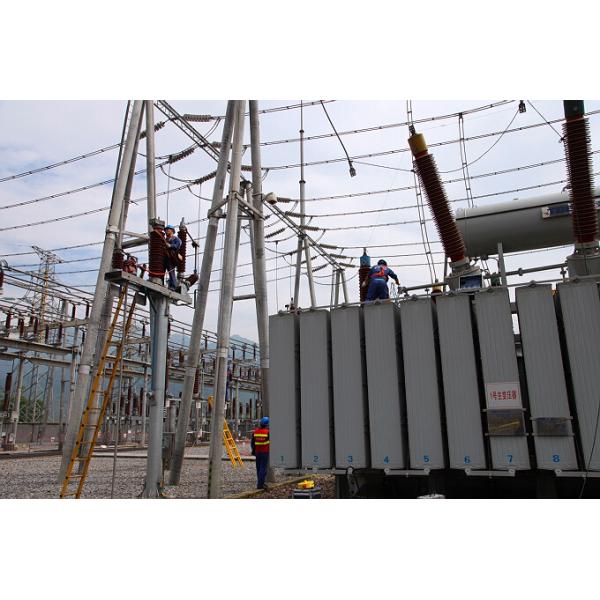 Hot DIP Galvanized Q235B Q355B Electric Substation Steel Structure for Power Line Transmission