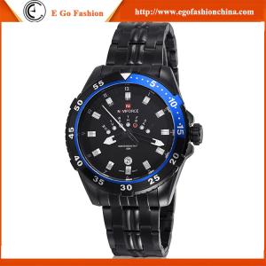 China Pilot Watch Naviforce Branding Watches Stainless Steel Japan Quartz Watch Men's Watch New wholesale
