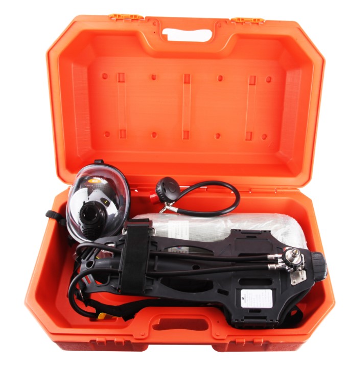 Compressed Air 9L Carbon Fiber 300 Bar SCBA Cylinder With Inhalation Resistance