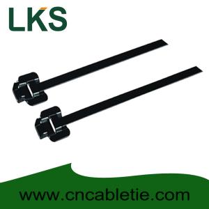 China LKS-305M PPA Coated Releasable Stainless Steel Cable Ties wholesale