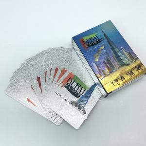 China 2.5&quot;x 3.5&quot; 100% PVC Playing Cards Silver Foil Durable Plastic Poker Cards wholesale