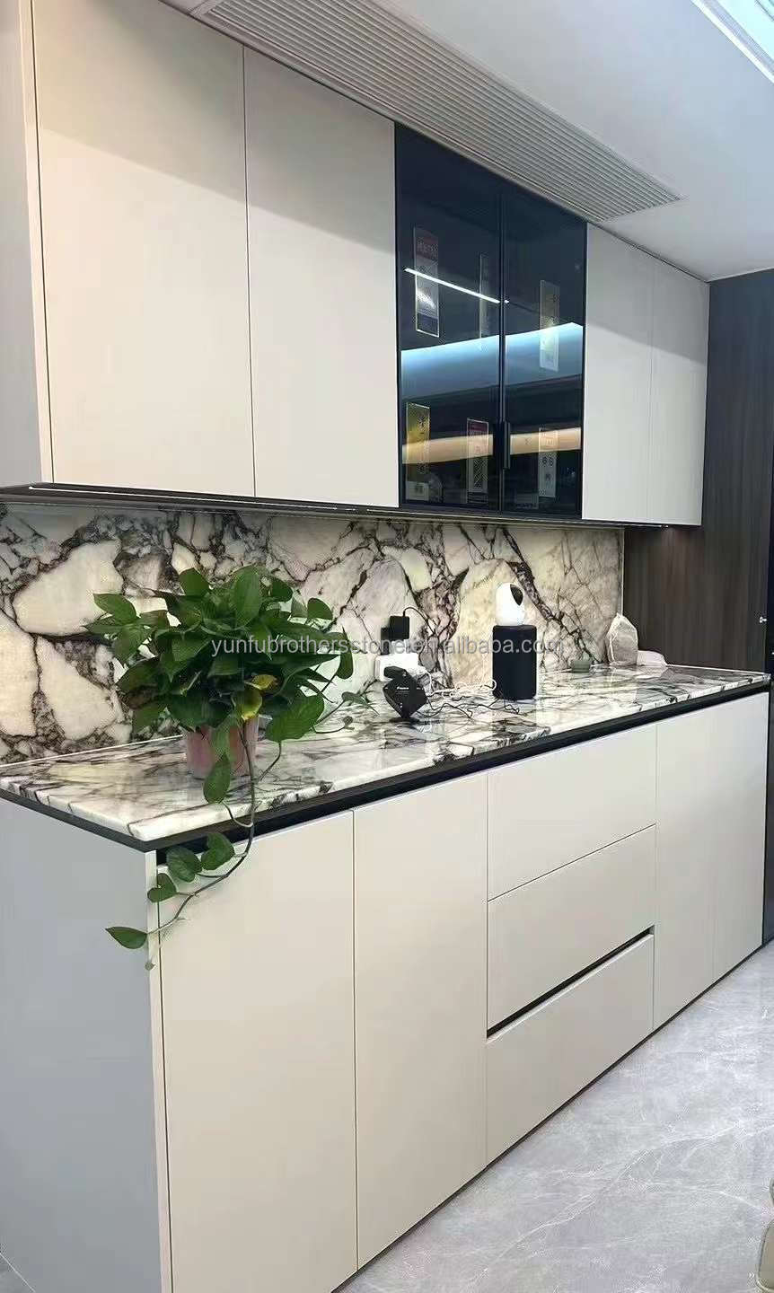 Hot Ocean White/Black Marble Wall and Flooring Tile Design Book Match Marble Elephant White Slab