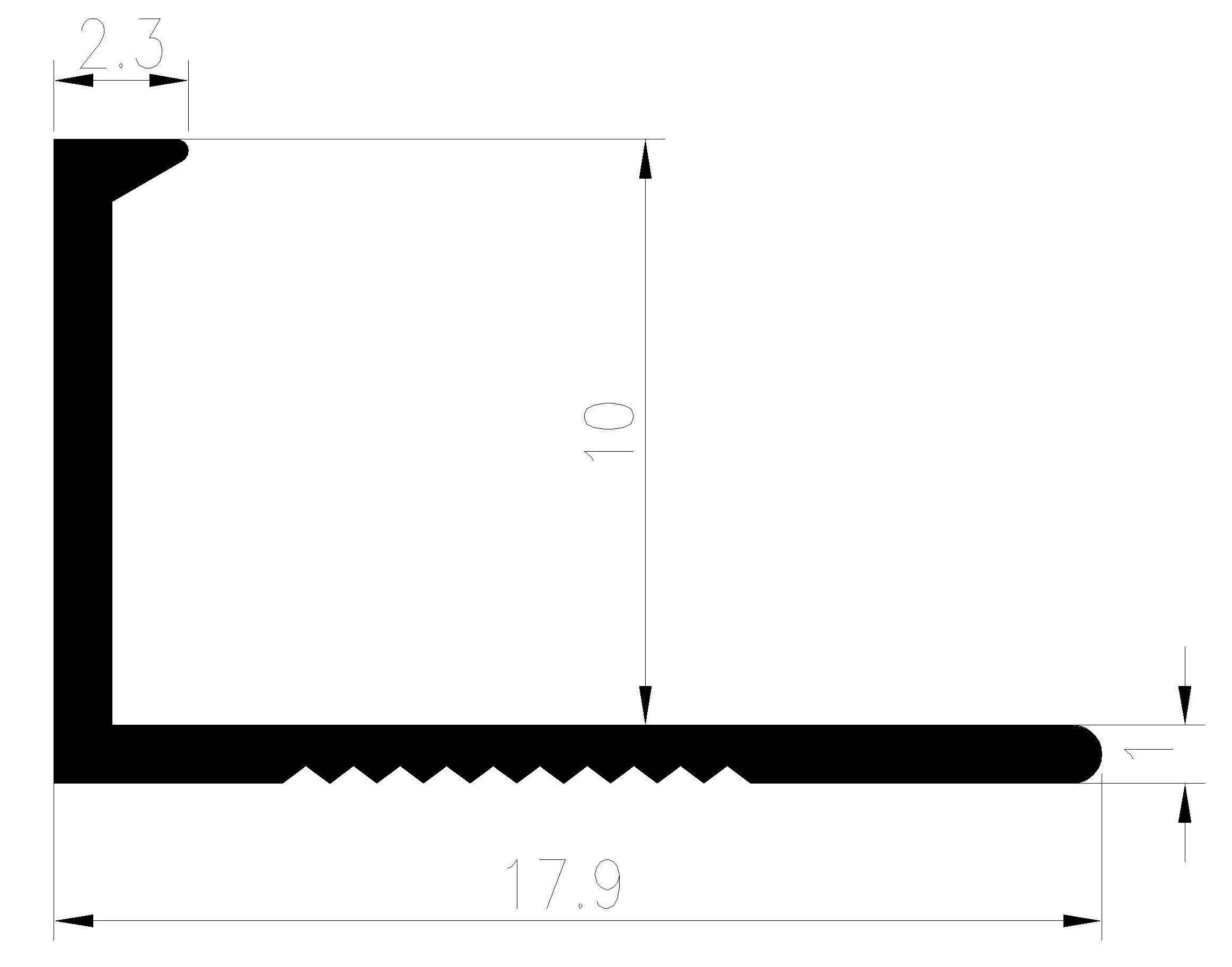 10mm Chrome L Shape Aluminium Trim Angle Edge Customized Color