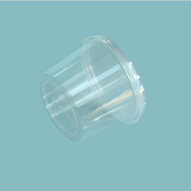 7oz Disposable PP Plastic Clear Frozen Dessert Cup With Lid