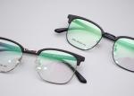 Browline Frame Glasses Ultralight Metal Skeleton Eyebrow Bracket