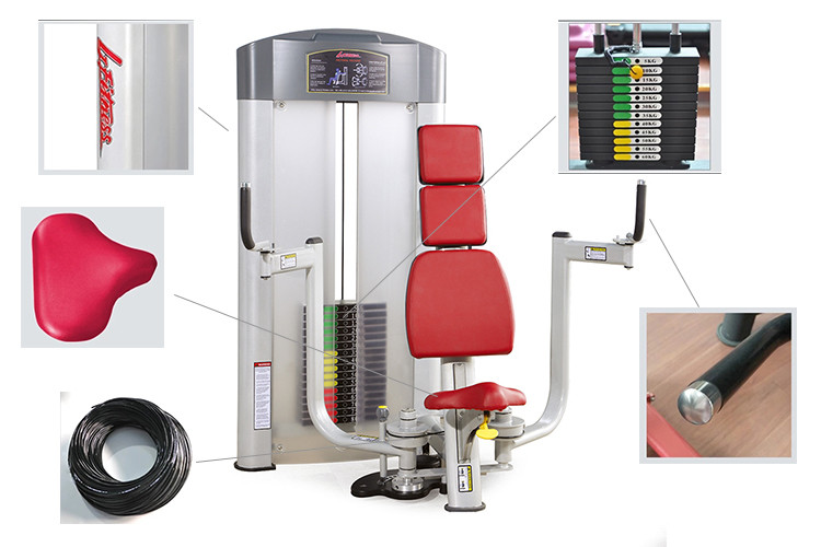 Life Fitness Commercial Equipment , Pec Fly Chest Extension Machine