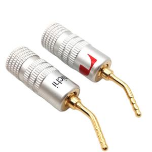 China Copper Male Pin Nakamichi Banana Plugs Multipurpose Gold Plated wholesale