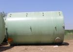 Easy Installation Round FRP Septic Tank Industrial For Chemical Production Line