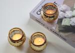 Christmas Gold Electroplated Candle Jar Candle Glass Jar For candle