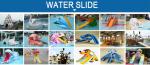 Outdoor Kids Water Park Equipment Fiberglass Octopus Water Slide