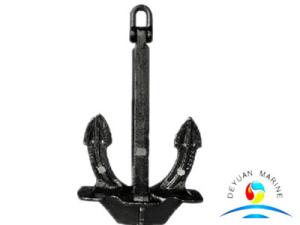 China Stockless Anchor Marine Mooring Equipment Steel Casting Black wholesale