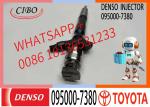 095000-7380 Common Rail Fuel Injector 095000-7381 095000-7382 23670-0L010 23670