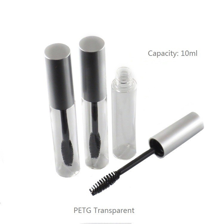 Cosmetics 10ml Glass Plastic Mascara Tube OEM Fashionable