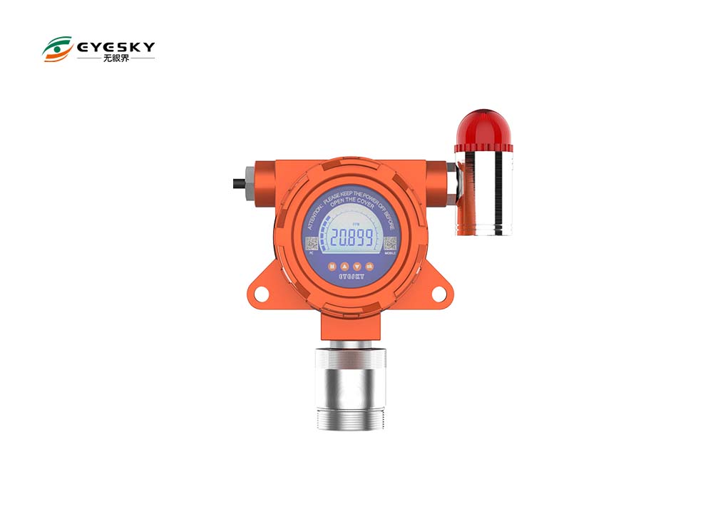 Pipe Type Ammonia Gas Leak Detector With Sound / Light Alarm 210 * 140 * 92MM