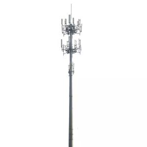 China Broadcasting / 4g Monopole Steel Tower Communication wholesale