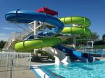 OEM Kids Water Park Play Pool Amusement Rides Fiberglass Slide