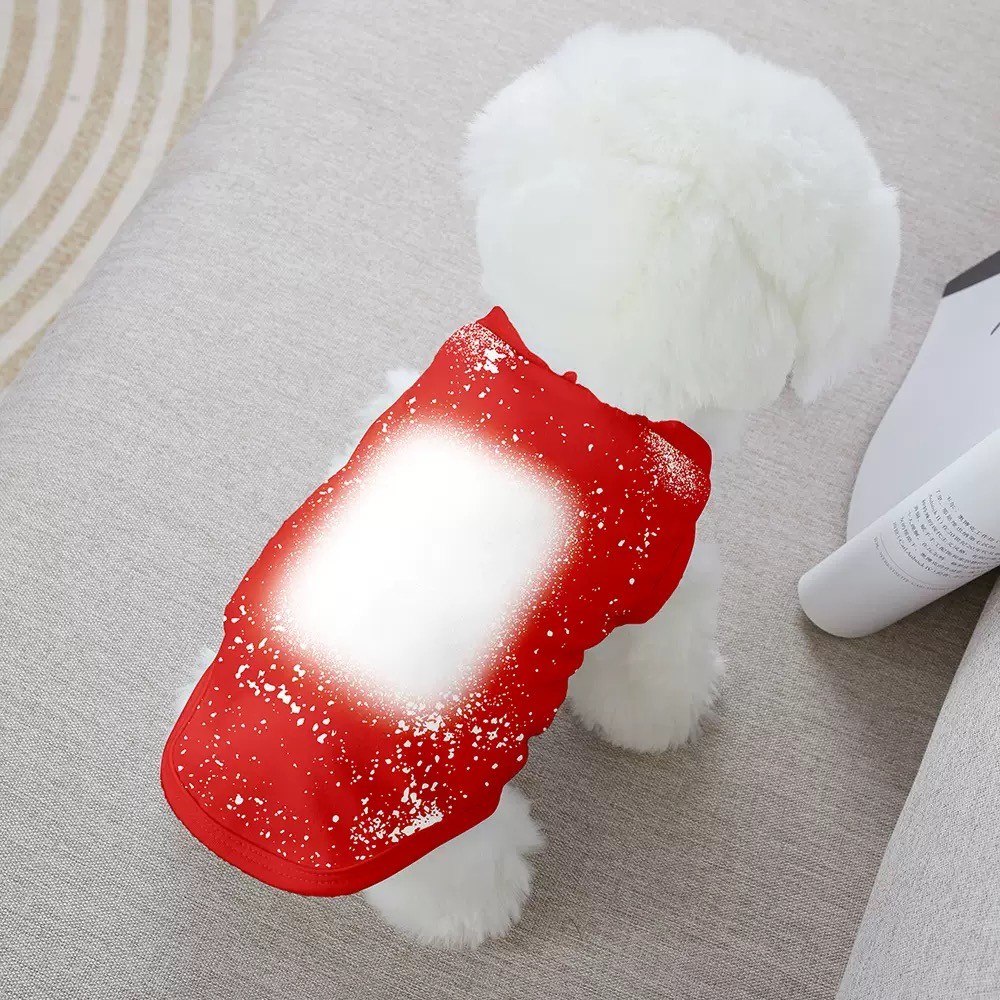 Multicolor Tie Dye Sublimation Dog Clothes Sublimation Blank Dog Shirts