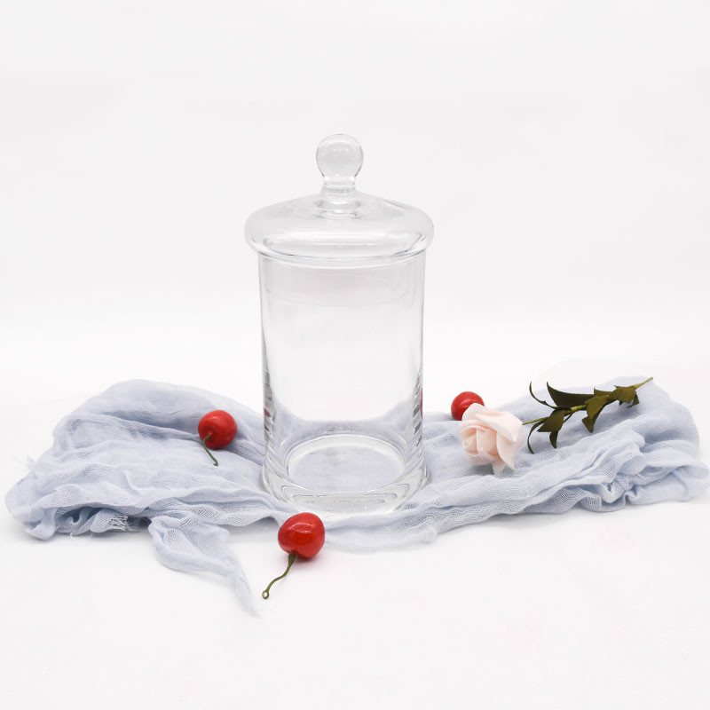 Transparent Candle Making 8cm 10.5cm Empty Glass Jars