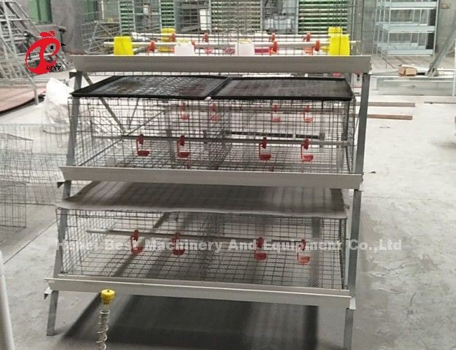 High Resilience H Type Broiler Cage Hot Galvanized Low Carbon Steel Adela