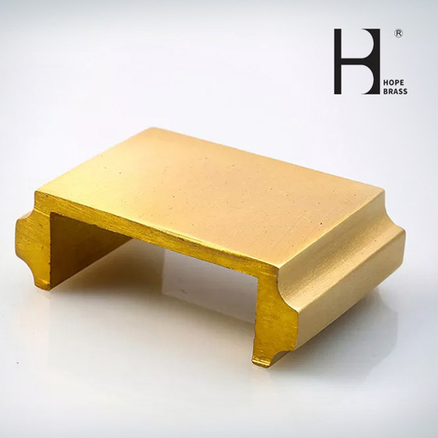 Luxurious Brass Arm Rail And Golden Design Brass Stair Handrails Brass Extruding Profiles Copper Extrusions Profile ODM