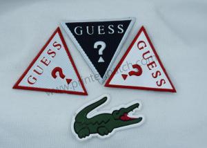 China Raised TPU Clothing Labels 0.5mm Jacket Patch Adhesive Backing wholesale