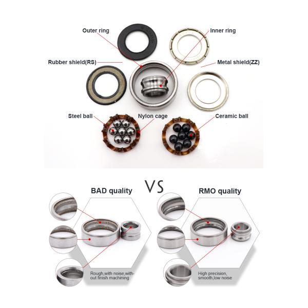 HK0608 Drawn Cup Needle Roller Bearings Size 6x10x8 mm Weight 0.002KG