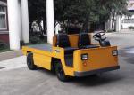 Pneumatic Battery Operated Platform Truck , Electric Industrial Tow Tractors