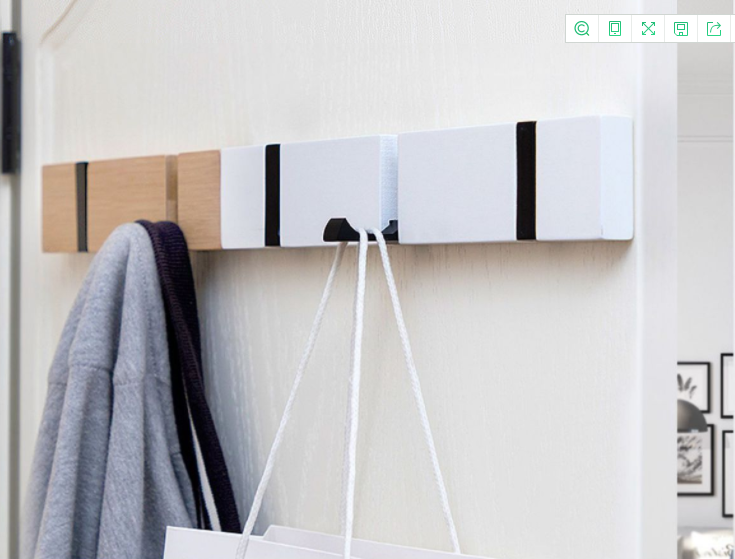 Wall Mounted Coat Rack Bamboo Wall Coat Rack Hooks Coat Hat Hanger Hooks Over Door Bathroom Hook Hanger