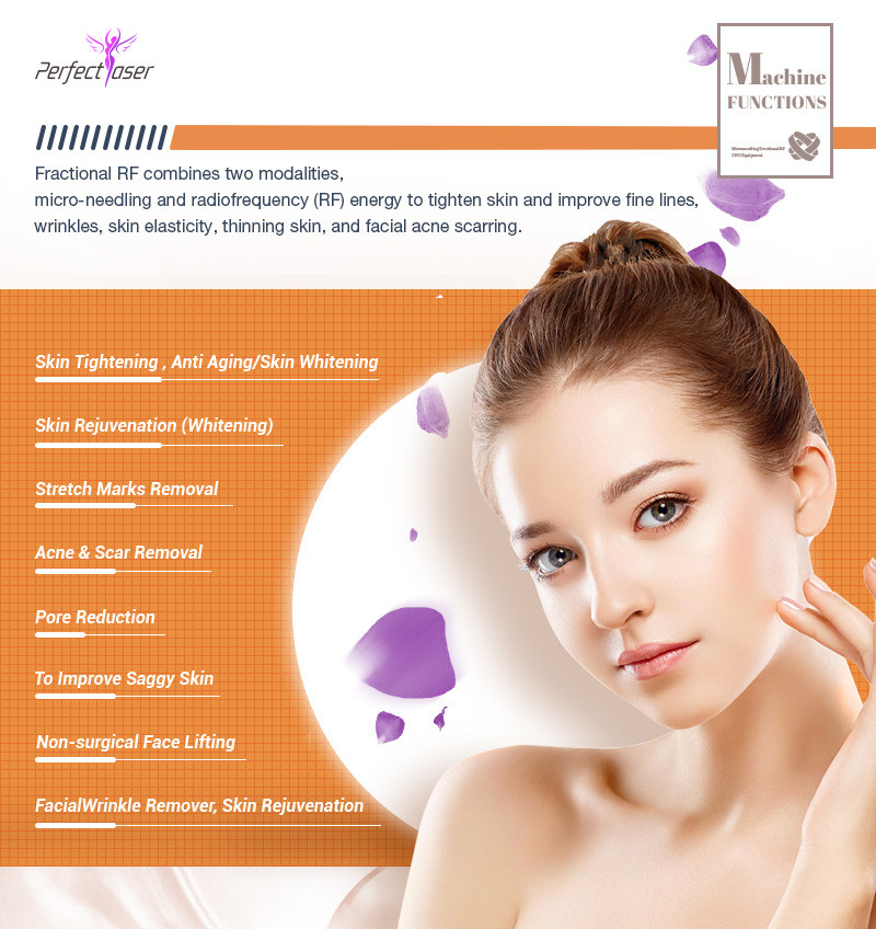 Fractional RF Microneedle Machine Radio Frequency Professional Microneedling