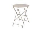 Outdoor Indoor 60cm Dia Round Metal Table Full Steel