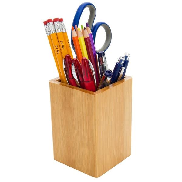 bamboo pen pencil holder for wholesale with high quality