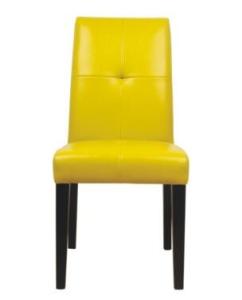 China PU/leather upholstery beech wood wooden dining chairs with double line stitching,wooden fashion dining chairs high back wholesale